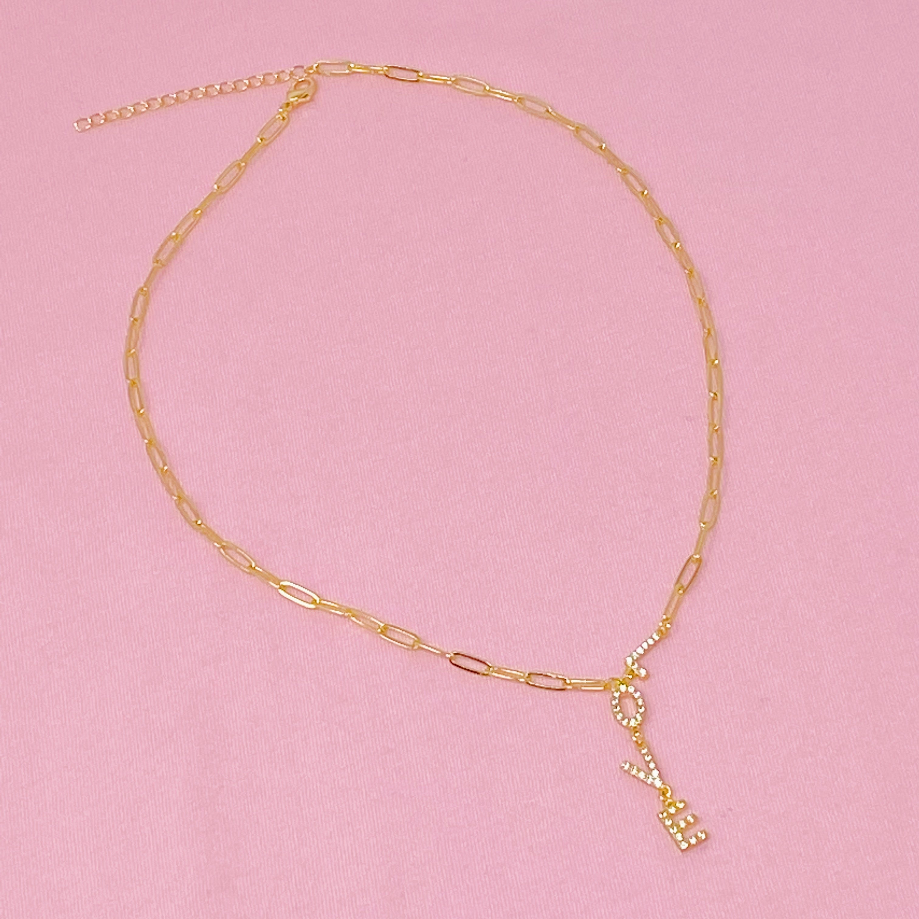 LOVE Dangle Necklace