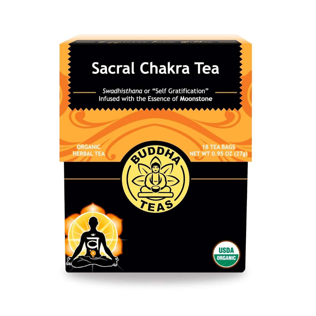 - Root Chakra Tea - Organic Herbal Tea - for Security & Stability - with Ashwagandha Root, Raspberry Leaf, Cloves & Garnet Essence - 100% Kosher & Non-Gmo - 18 Tea Bags (Pack of 1)
