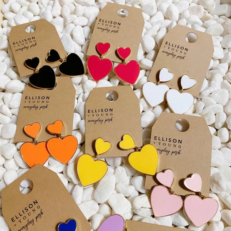 Heart for Game Day Earrings