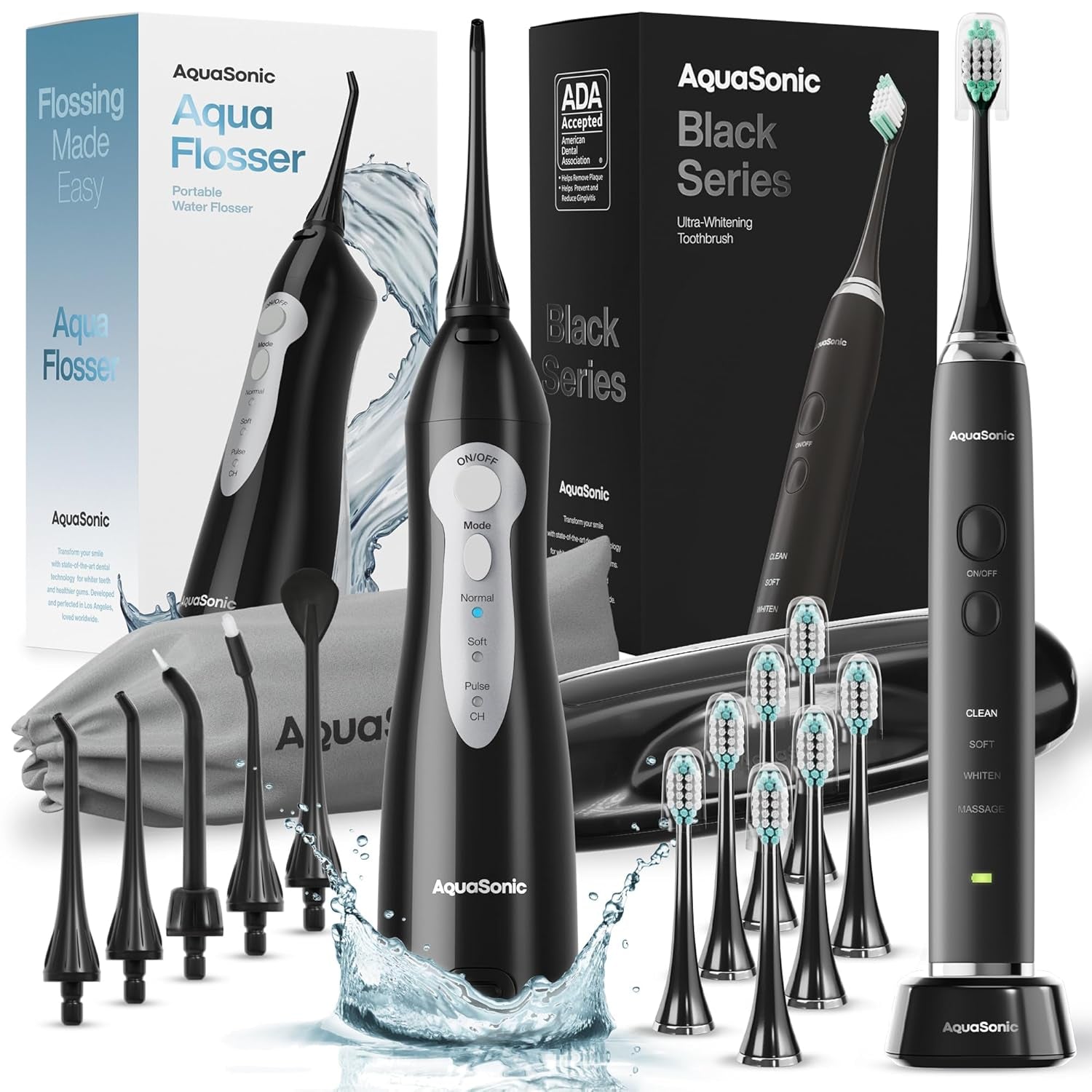 Black Series and Aqua Flosser Bundle