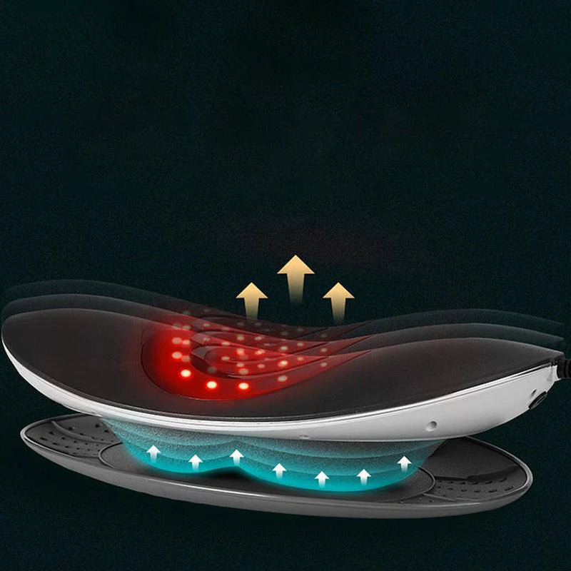 Bella2Bello Wilton Professional Lower Back Stretcher & Massager with Heat Function (Black) US-10374