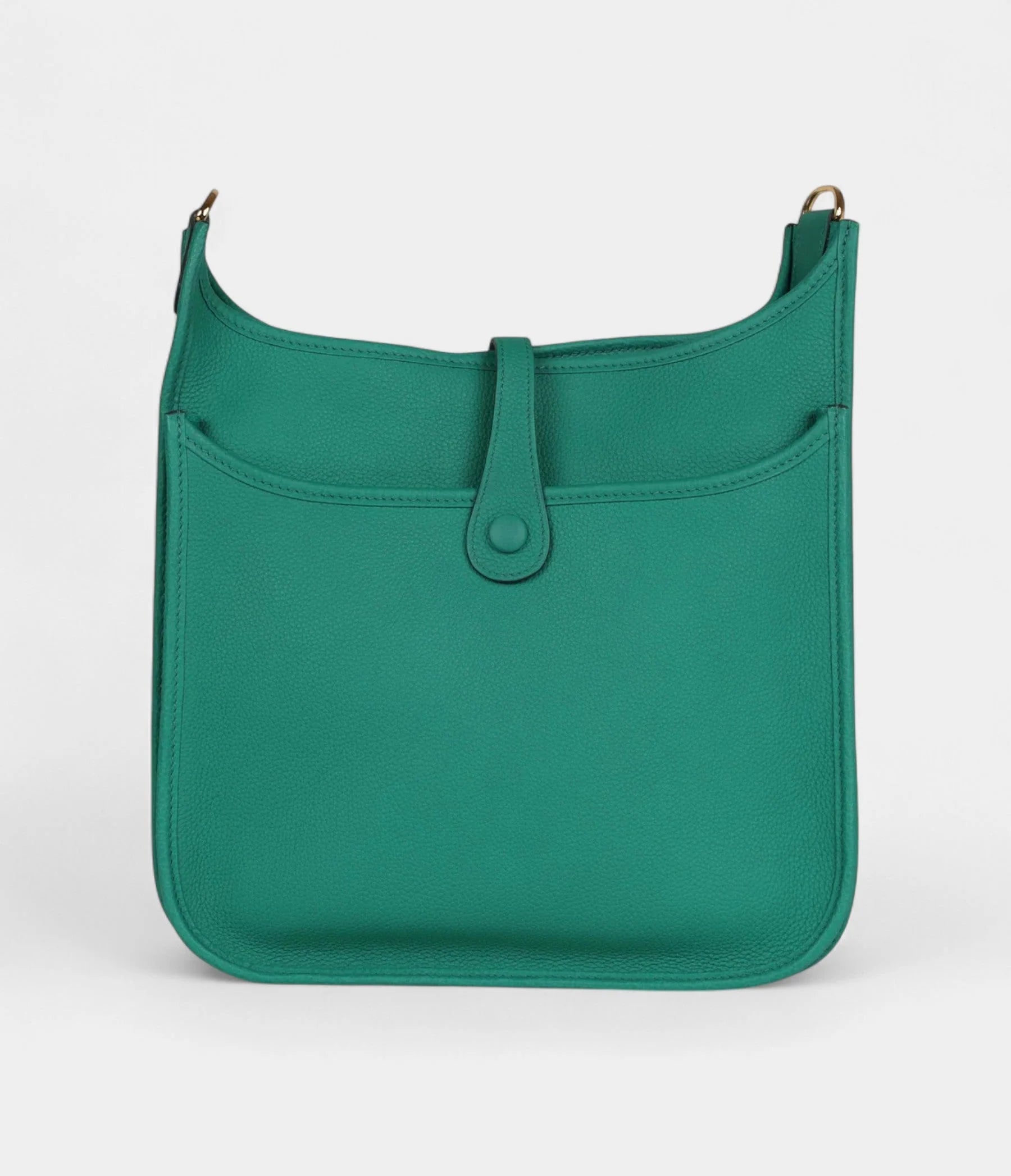 Hermès Evelyne III PM Vert Jade Clemence Gold Hardware
