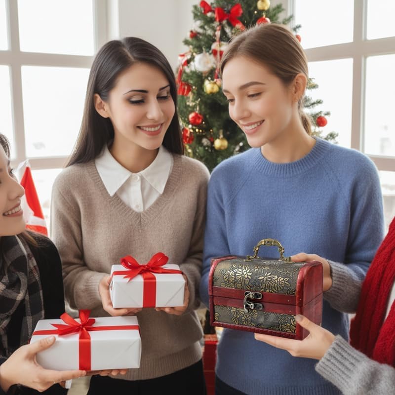 Crystals and Healing Stones, 26 Pcs Healing Crystal Set for Meditation, 7 Raw Chakra Stones Crystals Pyramid Reiki Real Crystal Stones with Wooden Box, Gifts for Women, Valentine'S Day Gift