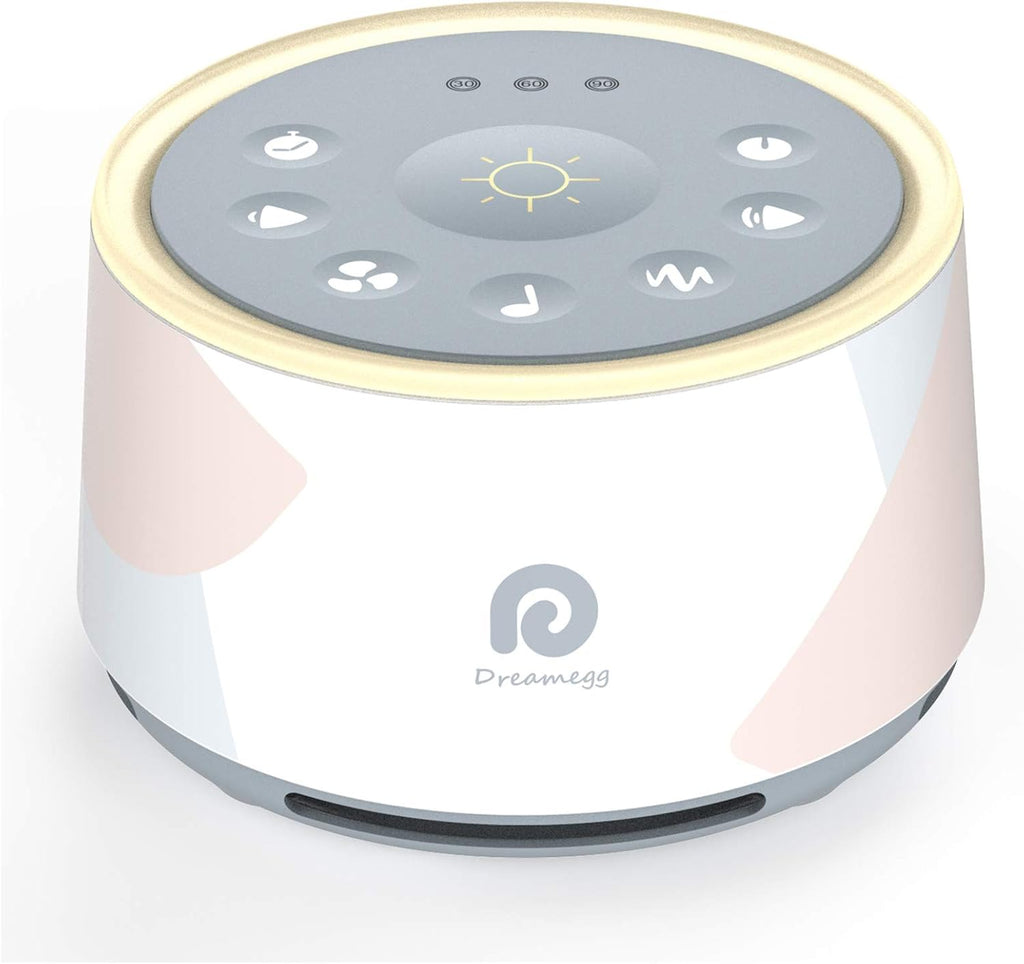 Dreamegg D1+ Sound Machine & Alarm Clock - Sound Machine for Sleep, White Noise Machine with 29 Soothing Sounds, Night Light, 0-100% Dimmable, White Noise Alarm Clock for Bedrooms Adults Baby