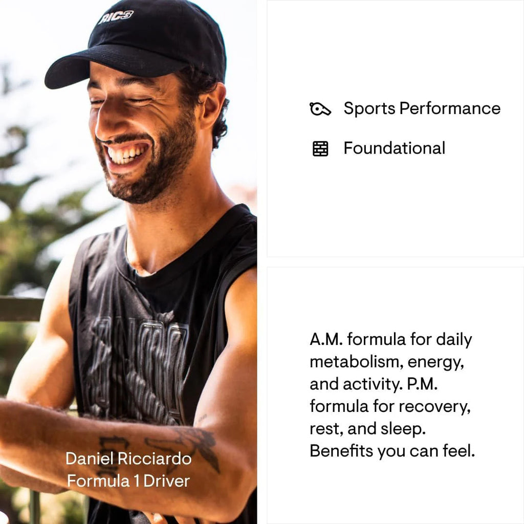 Thorne Multi-Vitamin Elite | AM & PM Dual Formula | Cellular Energy + Restful Sleep | 180 Capsules | 30 Servings