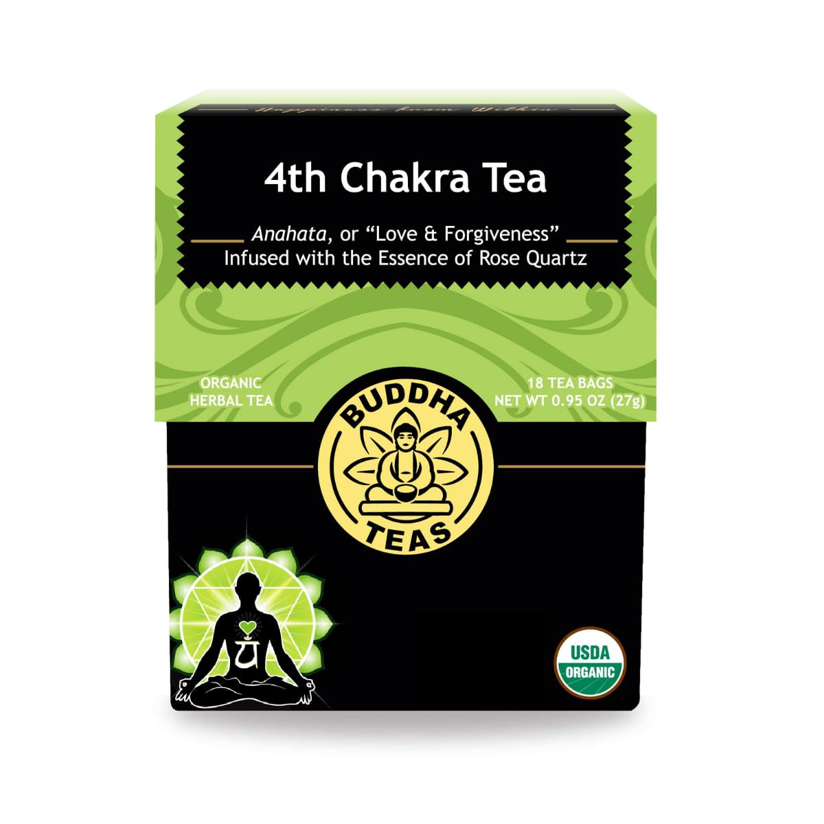 - Root Chakra Tea - Organic Herbal Tea - for Security & Stability - with Ashwagandha Root, Raspberry Leaf, Cloves & Garnet Essence - 100% Kosher & Non-Gmo - 18 Tea Bags (Pack of 1)