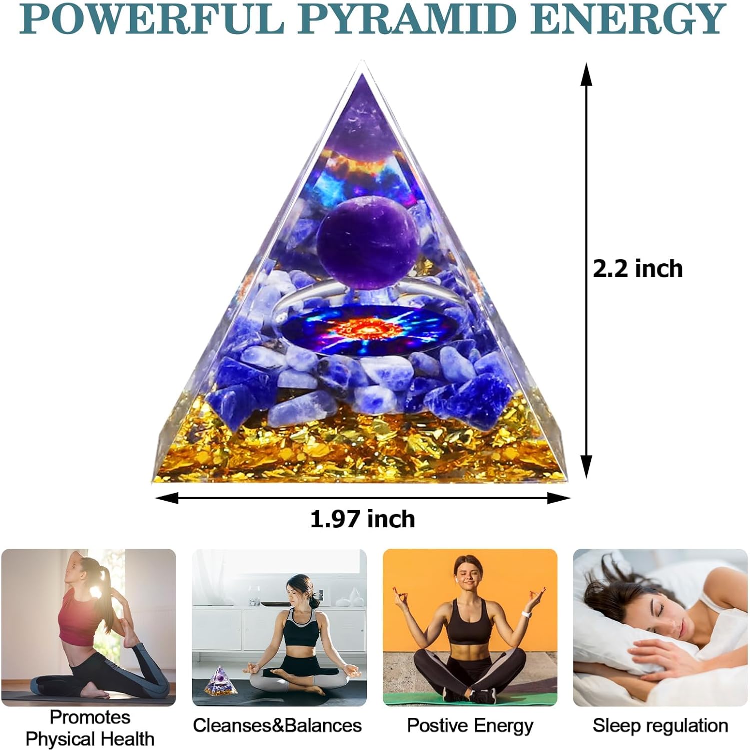 Crystals and Healing Stones, 26 Pcs Healing Crystal Set for Meditation, 7 Raw Chakra Stones Crystals Pyramid Reiki Real Crystal Stones with Wooden Box, Gifts for Women, Valentine'S Day Gift