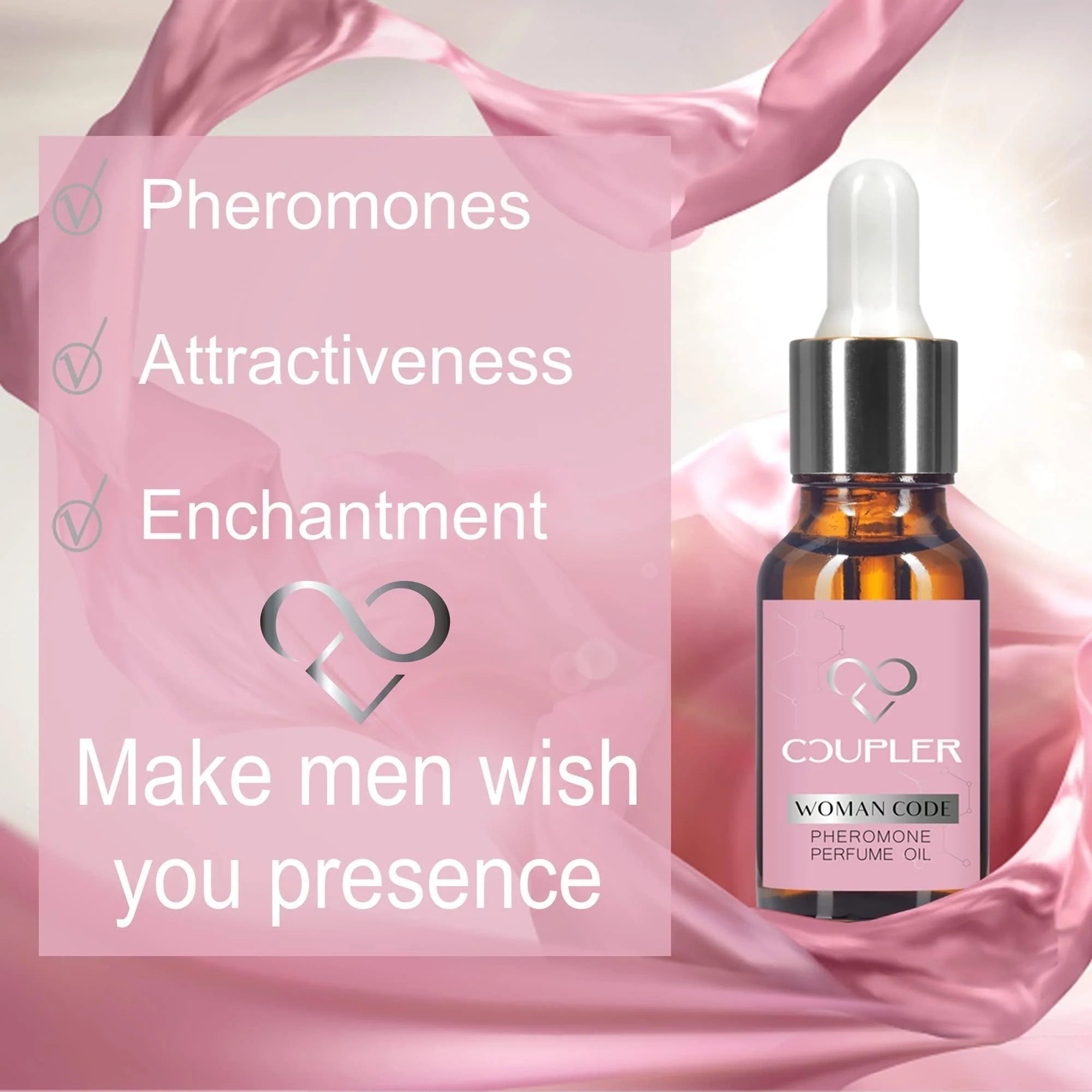 Pheromone Oil for Women Female Pheromone Perfume Oil 10Ml 0.3 Fl Oz Long Lasting