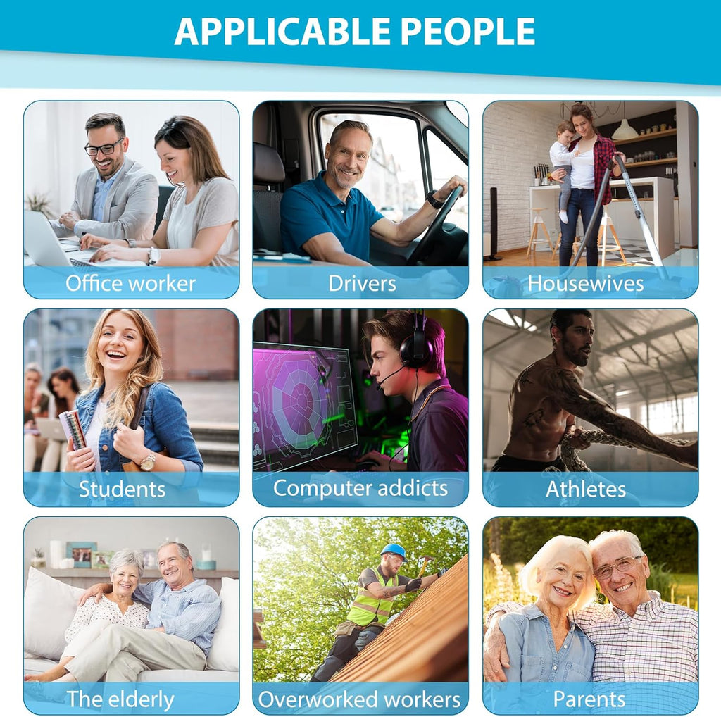 Dual Channel TENS EMS Unit 24 Modes Muscle Stimulator for Pain Relief Therapy, Electronic Pulse Massager Muscle Massager with 10 Pads, Dust-Proof Drawstring Storage Bag, Fastening Cable Ties