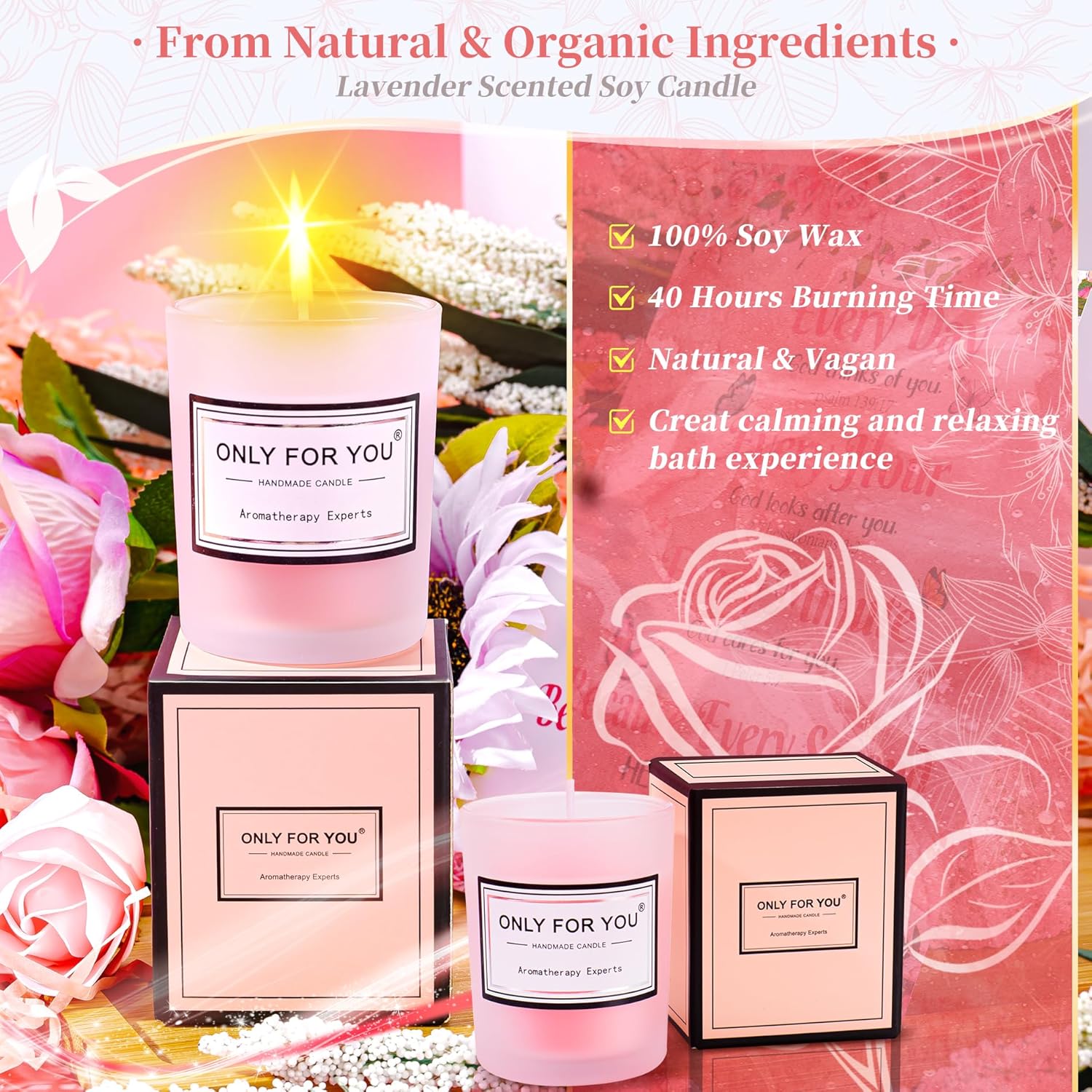 11PCS Christian Gifts for Women Faith, Inspirational Gifts for Women, Pink Birthday Spiritual Religious Basket Set,Self Care Get Well Soon Baskets for Mom,Friends,Wife,Girlfriends