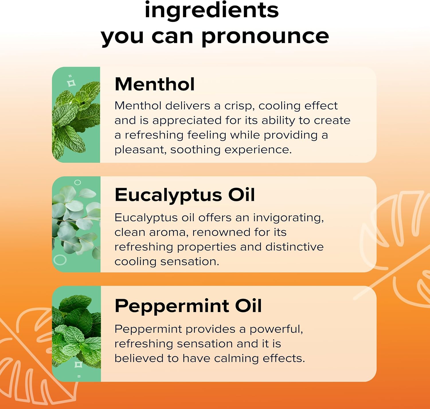 Nasal Stick | Vapor Flow Technology | Cool Refreshing Sensation | Natural Mood Boost | Simple Ingredients | Essential Oils + Menthol Inhaler (Mint, Wintermint, Tropical, Spearmint)