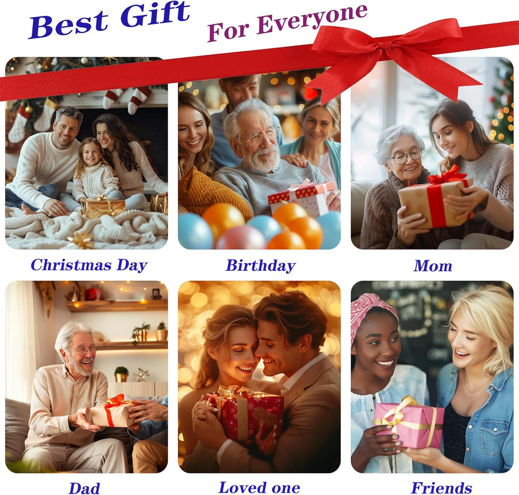 Shiatsu Neck and Back Massager with Heat, Electric Deep Tissue Kneading Neck and Shoulder Massage, Best Gifts for Women Men Mom Dad Mothers Fathers Day Birthday Gift (NOT Cordless)