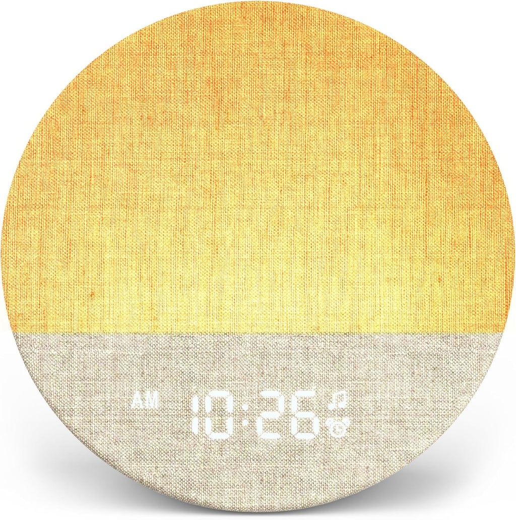 Dreamegg Sunrise 1 - Sunrise Alarm Clock, Sound Machine for Sleep, Customizable Sleep Routines, Dimmable Night Light, 29 Soothing Sounds, White Noise Machine, Wake up Light for Bedrooms, Adults, Kids