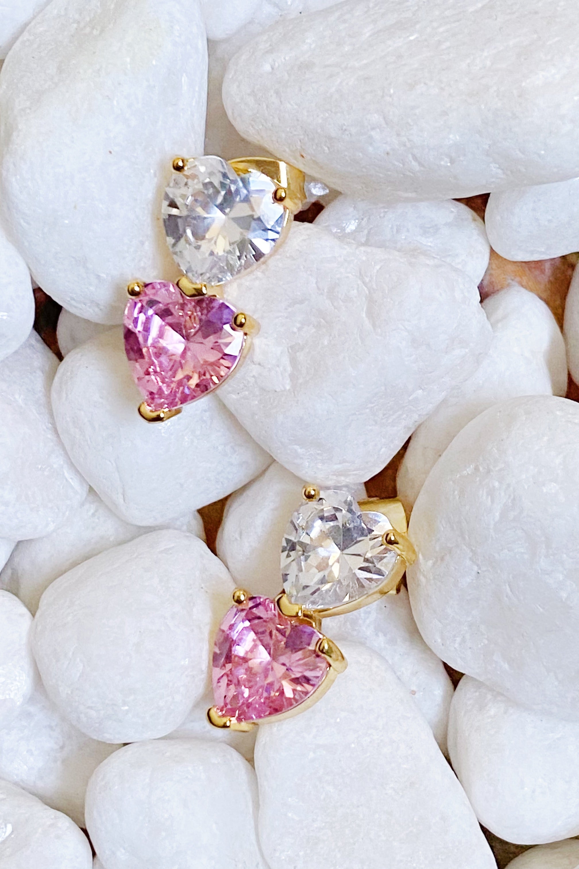 Two Colors of Love Earrings