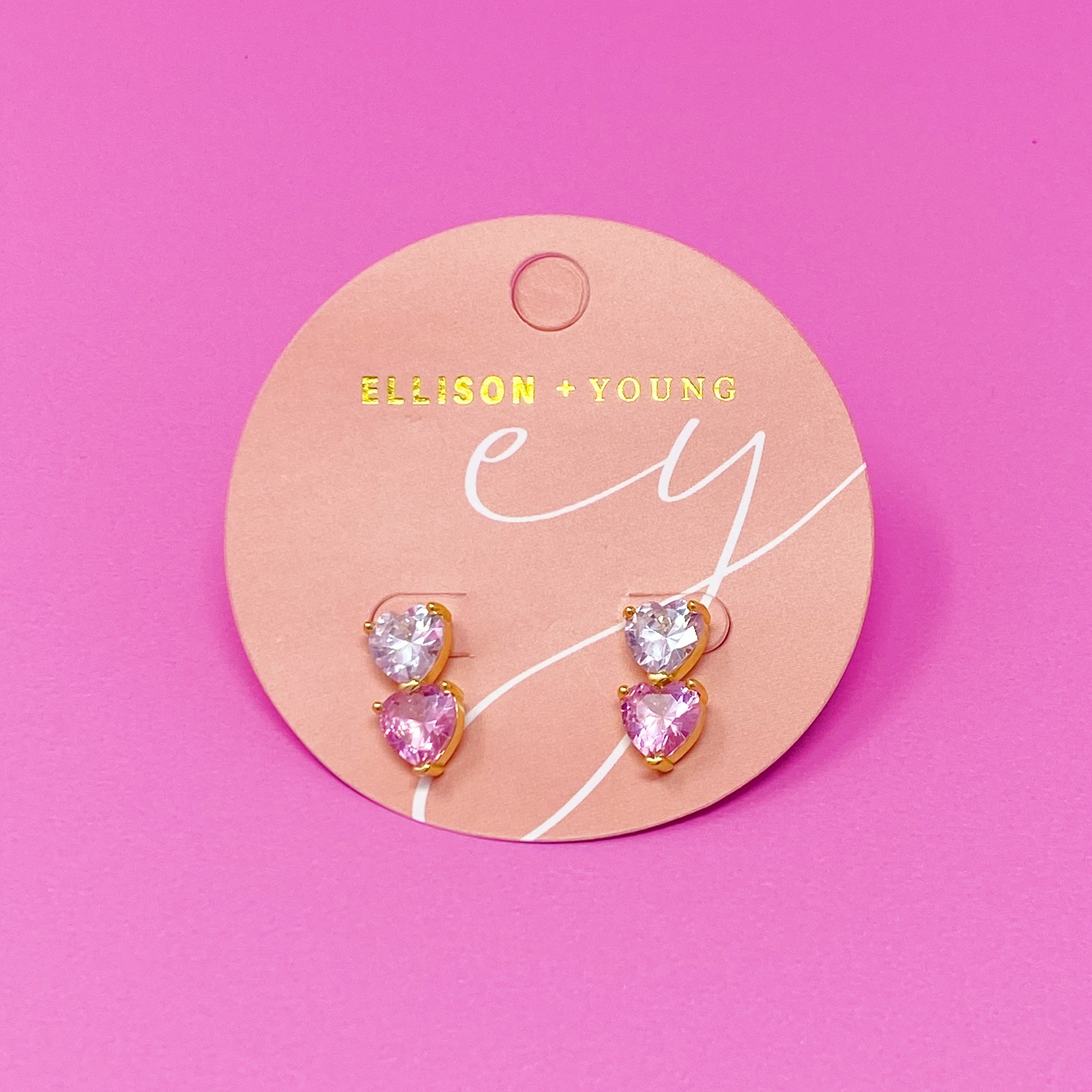 Two Colors of Love Earrings
