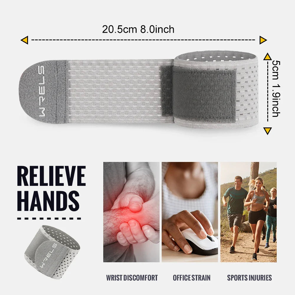 2 Pack Wrist Brace Adjustable Wrist Support Wrist Straps for Fitness Weightlifting, Tendonitis, Carpal Tunnel Arthritis, Wrist Wraps Wrist Pain Relief Highly Elastic (Black)