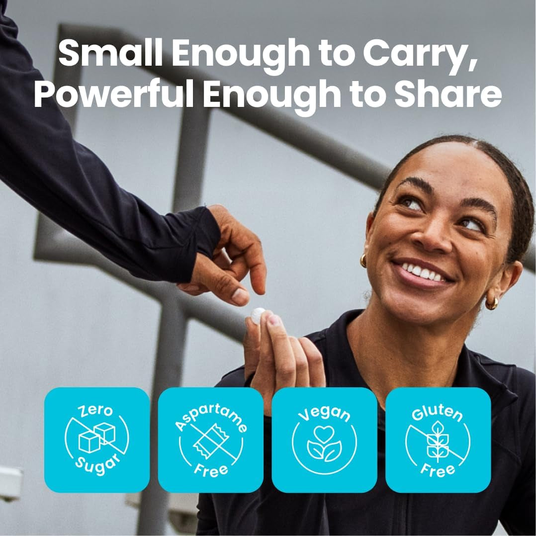 Variety Pack Gum - Energy & Focus Gum (Peppermint, Spearmint, Wintergreen) - Nootropic Supplement with Natural Caffeine + L-Theanine for Brain Health - Sugar Free, Vegan - 54 Ct, 6 Pack