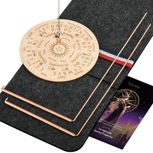 99.9% Copper Dowsing Rod, Spiritual Exploration Divination Tools-2L Copper Divining Rod for Ghost Hunting Equipment Water Line Locating Witching Spirit-Seeking