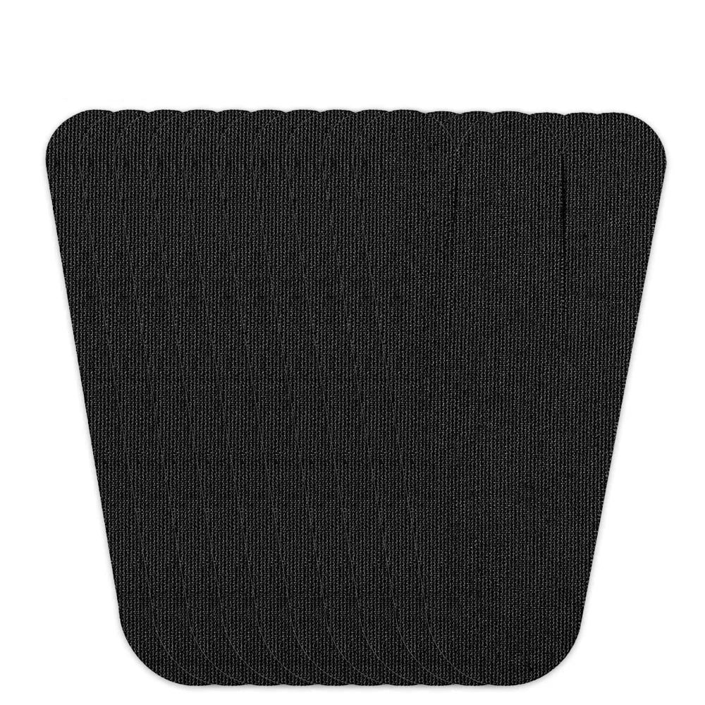 Black Precut Kinesiology Tape, 10 PCS Waterproof Breathable Foot Plantar Fasciitis Pain Relief Strips Athletic Tapes, Elastic Sports Joints Support Muscle Tape for Feet Arch Ankle Hands Carpal Tunnel