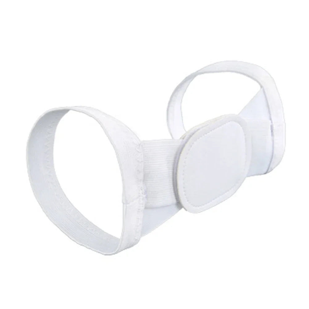 1PC White Posture Corrector for Men and Women - Bionic System Back Brace Adjustable Upper Back Support Shoulder Posture Brace, Back Straightener Neck Pain Relief