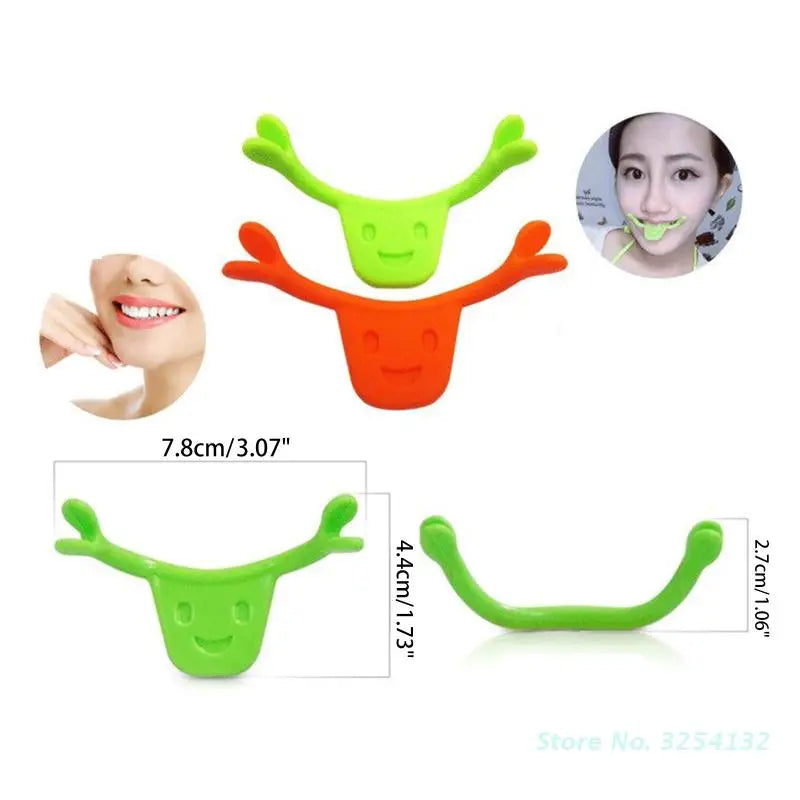 2Pcs Corrector, Smile Beauty Exerciser Smile Maker Trainer, Mouth Exerciser Face Trainer Smile Beauty Maker Trainer Forming