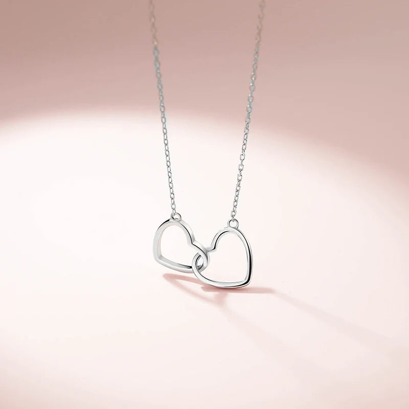 Double Love Heart Necklace