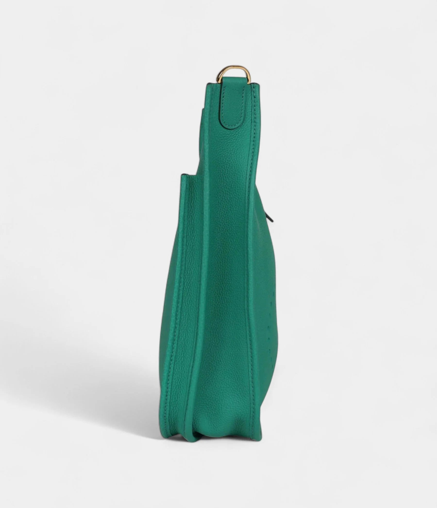 Hermès Evelyne III PM Vert Jade Clemence Gold Hardware