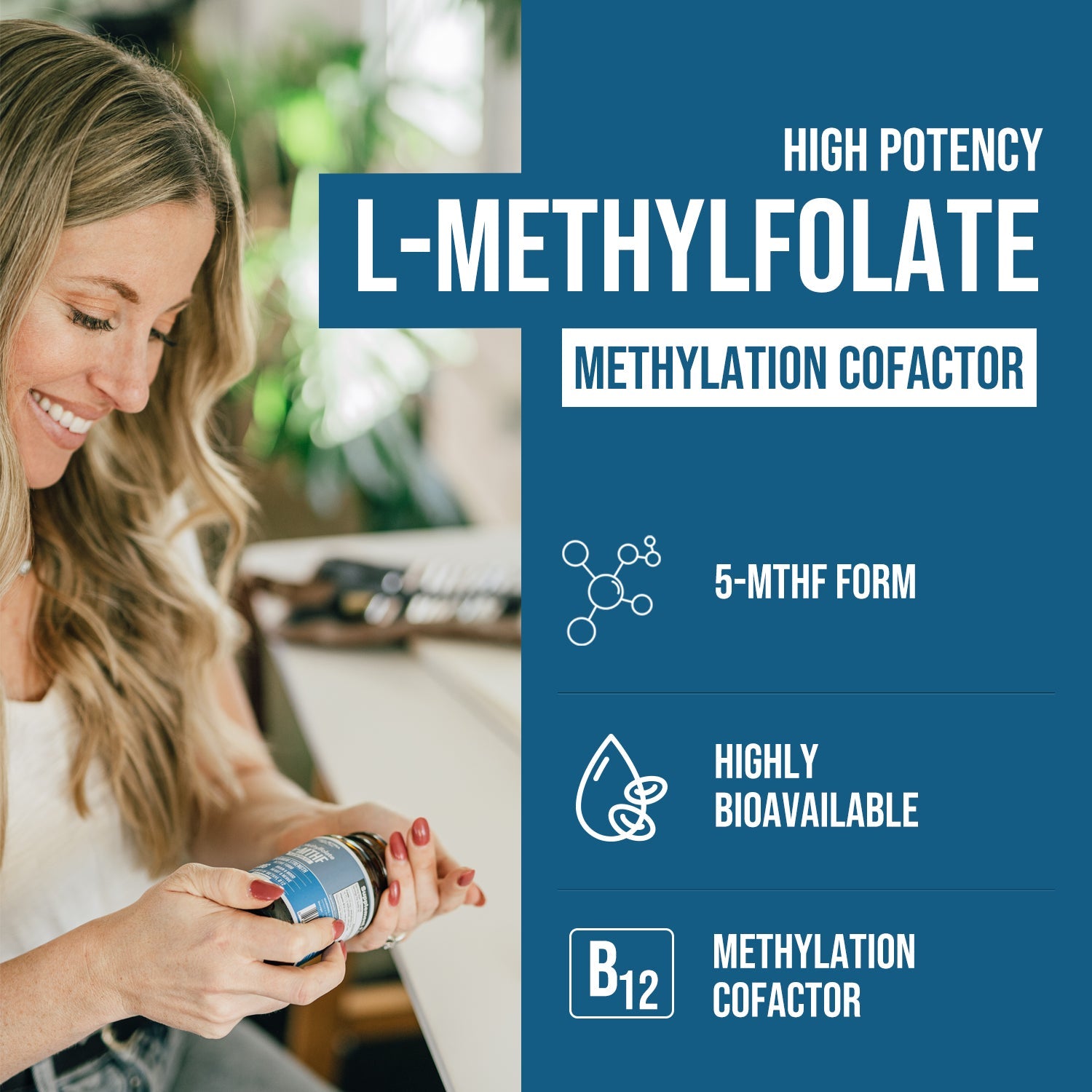 L-Methylfolate (15 Mg) plus Methyl B12 Capsules
